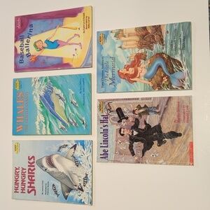 Step Into Reading Step 2 Paperback Book Set of 5 Children's Fiction